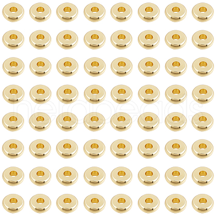 CREATCABIN 200Pcs Brass Spacer Beads KK-CN0002-74-1