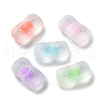 Transparent Acrylic Beads OACR-A032-04-1