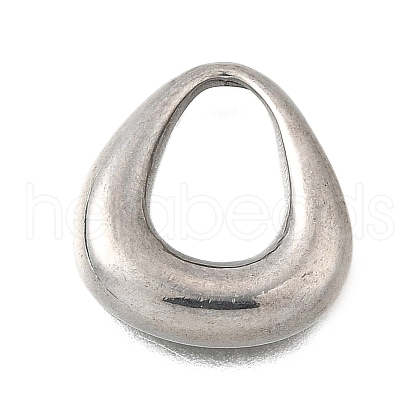 304 Stainless Steel Pendants STAS-Q362-02B-P-1