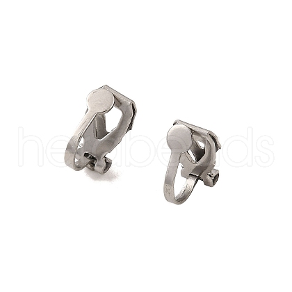 304 Stainless Steel Clip-on Earring Findings STAS-H230-30P-1