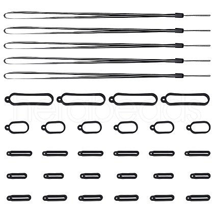 Gorgecraft DIY Anti-lost Electronic Stylus & Lighter Pendant Neck Straps Making Kit AJEW-GF0007-84-1