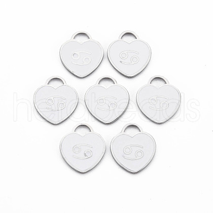 304 Stainless Steel Pendants STAS-S117-025L-1