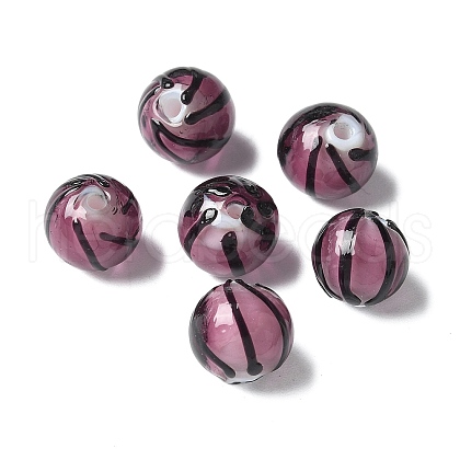 Handmade Transparent Lampwork Beads BLOW-D300-08C-1
