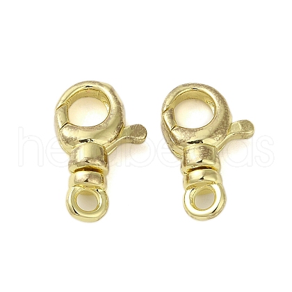 Brass Lobster Claw Clasps KK-B089-31G-1