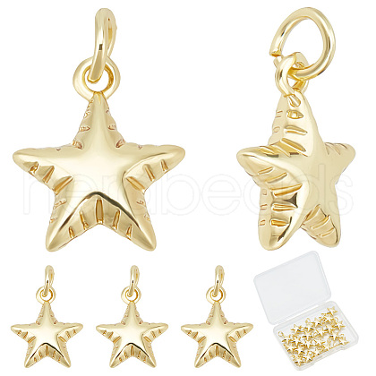 Beebeecraft Brass Pendants KK-BBC0015-30B-1