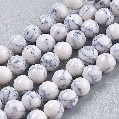 Synthetic Turquoise Beads Strands X-TURQ-H038-8mm-XXS01-1