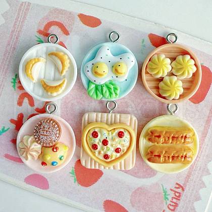 Opaque Resin Pendants RESI-V005-003-1