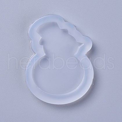 Christmas Silhouette Silicone Statue Molds DIY-L026-088-1