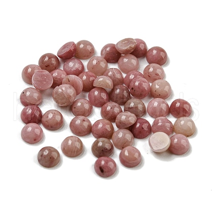 Natural Rhodonite Cabochons G-Q173-01A-02-1