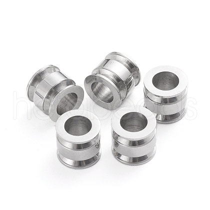 201 Stainless Steel Beads STAS-G231-03P-1