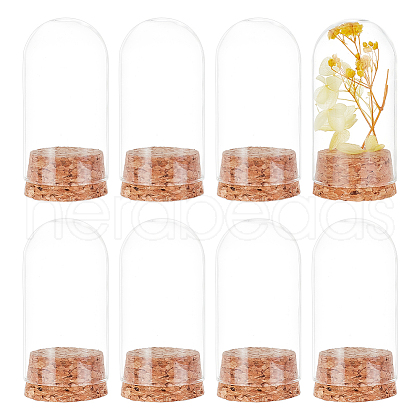 Transparent Glass Dome Jar Cloche Display Cases AJEW-WH0329-72A-1