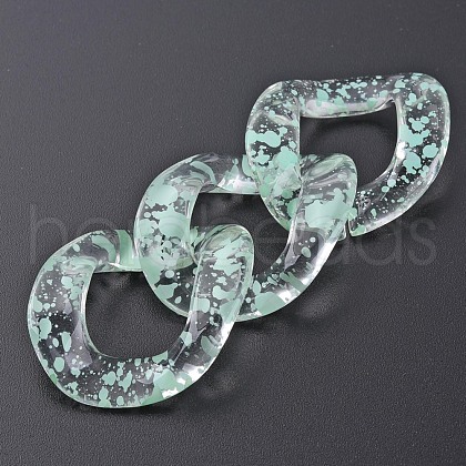 Transparent Acrylic Linking Rings OACR-N009-015A-B04-1