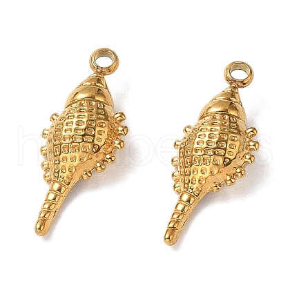 304 Stainless Steel Pendants STAS-D373-02G-1