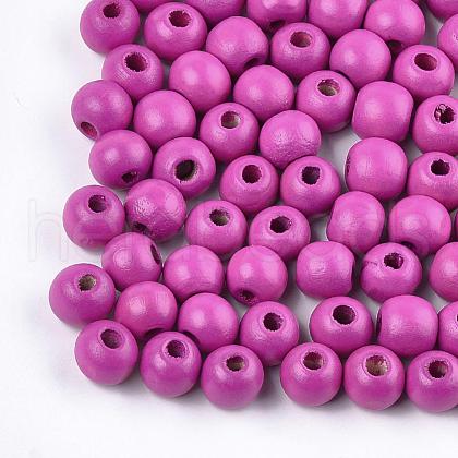 Natural Wood Beads WOOD-Q030-57A-1