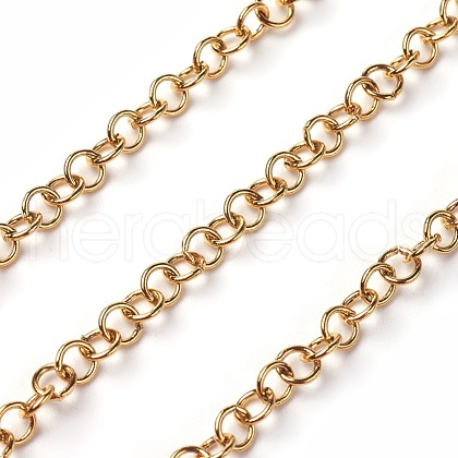 Vacuum Plating 304 Stainless Steel Rolo Chains CHS-I001-04-1