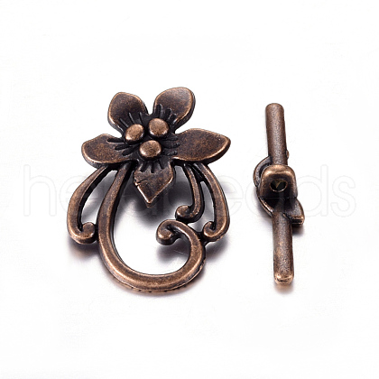Tibetan Style Toggle Clasps RLF0677Y-NF-1