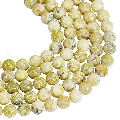  3 Strands Natural Dendritic Jasper Beads Strands G-NB0004-69-1