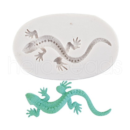 DIY Gecko Food Grade Silicone Molds DIY-C017-01-1