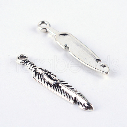 Tibetan Style Alloy Pendants TIBEP-S298-007AS-FF-1
