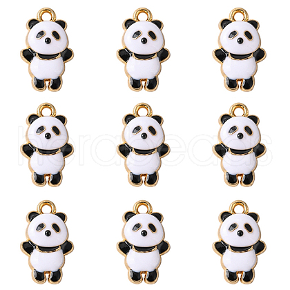 Alloy Enamel Pendants ENAM-CJ0002-43-1