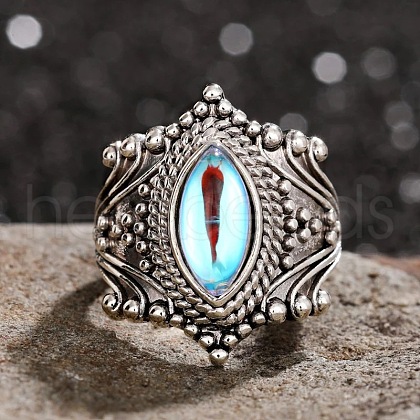 Alloy & Rhinestone Finger Rings for Women FS-WGA0E63-03-1