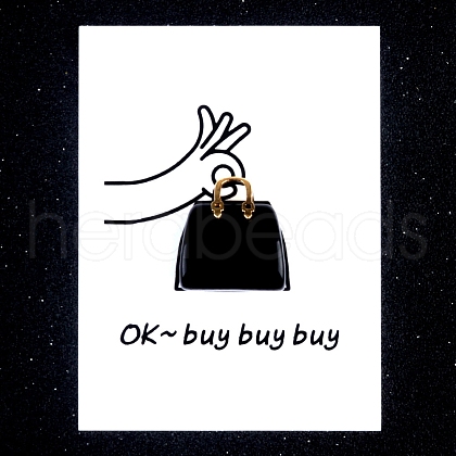 Natural Obsidian Handbag Display Decorations PW-WG140F5-06-1