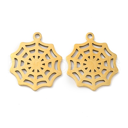 201 Stainless Steel Pendants STAS-Q245-08G-1