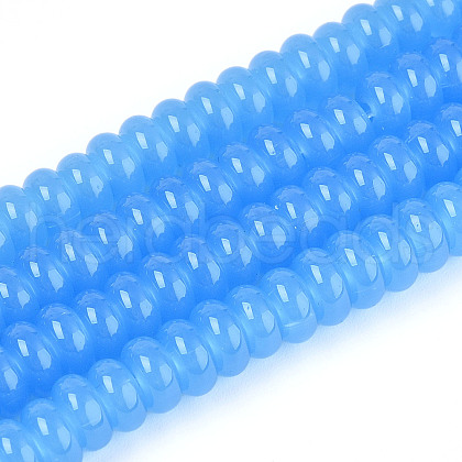 Imitation Jade Glass Beads GLAA-ZX008-4mm-17C-1