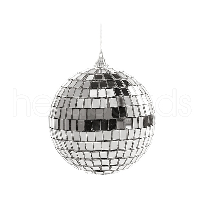 Plastic Disco Ball Pendant Decoration XMAS-PW0002-01E-1