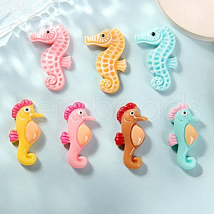 Opaque Resin Decoden Cabochons CRES-I043-05-1
