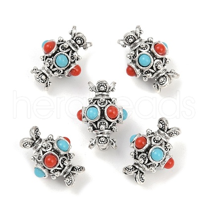 Tibetan Style Alloy Beads FIND-Z072-02AS-1