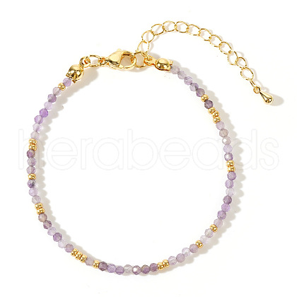 Bohemian Style Natural Amethyst Beaded Bracelets Women's Fashion Accessory WQ4468-2-1