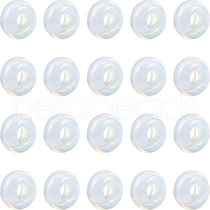Opalite European Beads G-NB0001-71-1
