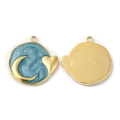 Real 18K Gold Plated 304 Stainless Steel Pendants STAS-A084-25G-04-1