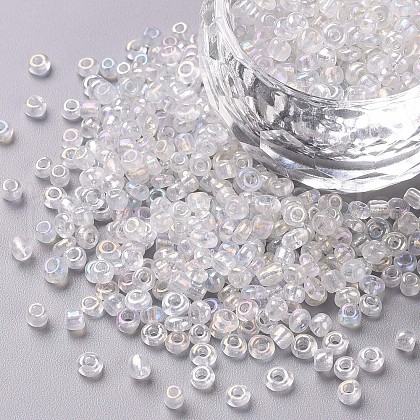 Round Glass Seed Beads SEED-A007-4mm-161-1