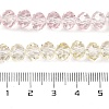 Transparent Painted Glass Beads Strands DGLA-A034-T6mm-A25-3