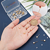GOMAKERER Brass Stud Earring Findings KK-GO0001-99-3