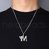 201 Stainless Steel Necklace NJEW-Q336-01T-P-2