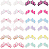 SUNNYCLUE 24Pcs 12 Colors Opaque Alloy Beads FIND-SC0011-87-1
