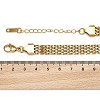 Ion Plating(IP) 304 Stainless Steel Mesh Chain Bracelet X-BJEW-G669-14G-5