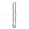 Star Alloy Curb Chain Necklaces for Women FS-WGED23F-01-5
