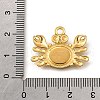304 Stainless Steel Pave Natural White Shell Pendants STAS-C122-21A-02G-3