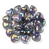 Transparent Crackle Acrylic Beads OACR-P010-14B-3