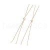 Rack Plating Brass Box Chain Link Bracelet Making KK-A183-02G-2