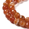 Natural Striped Agate/Banded Agate Beads Strands G-A246-8mm-03-4