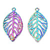 Rainbow Color Alloy Pendants PALLOY-N156-150-NR-3