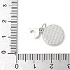 Brass Pave Natural White Shell Pendants KK-S522-12P-3
