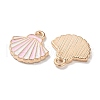 Alloy Enamel Pendants ENAM-O001-02C-G-2