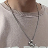Football Soccer Shoe 667 Stainless Steel Pendant Necklaces for Men FS-WG4A7BD-01-3