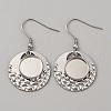 304 Stainless Steel Geometry Dangle Earring Settings FIND-WH0032-74P-02-1